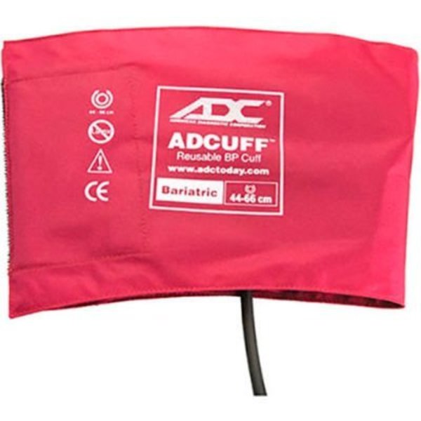 American Diagnostic Corp ADC® Bariatric Adcuff„¢ Reusable Sphyg Cuff, One-Tube, Latex-Free, Burgundy 845-12BXBD-1
